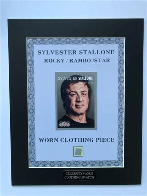 Sylvester Stallone Rocky Rambo Personally Owned Worn Tiny