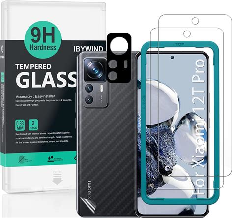 Amazon Ibywind Screen Protector For Xiaomi 12T Pro 5G 6 67 Inches