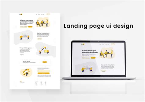 LANDING PAGE UI DESIGN on Behance