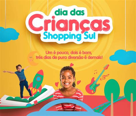 Feriadão tem programação para criançada no Shopping Sul