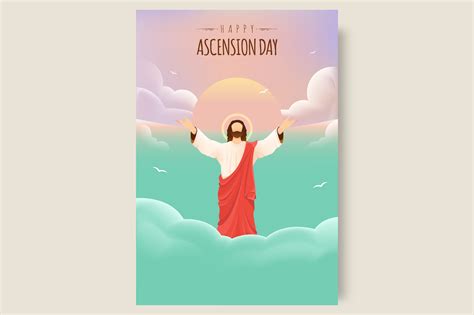 Ascension Day Graphic Template Graphic by Darwin Vectorian · Creative ...