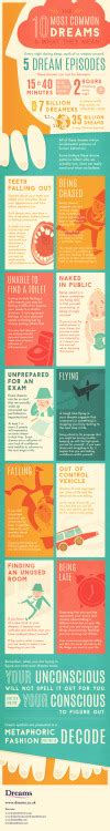 Infographic Journal The 10 Most Common Dreams What They Mean Full