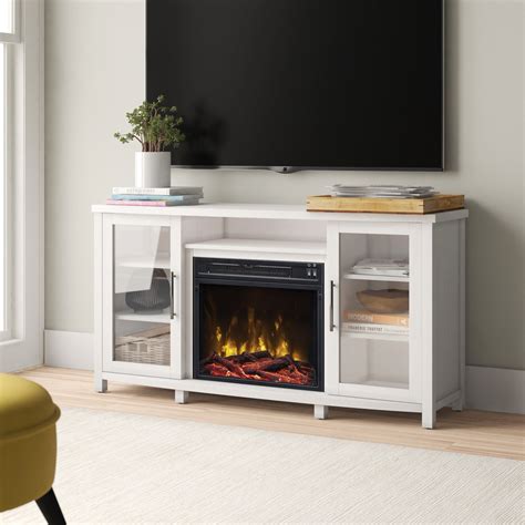 White Fireplace Tv Stand - Foter