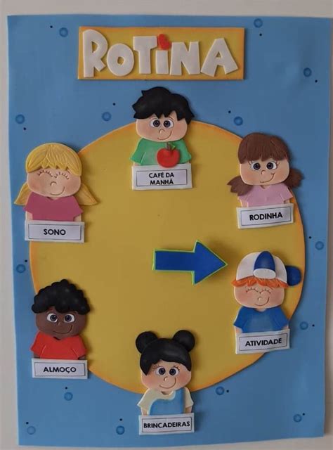 Quadro De Rotina Infantil Para Imprimir