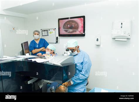 EYE LASER SURGERY Stock Photo - Alamy