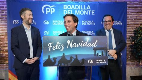 El PP de Boadilla celebra su cena de Navidad con críticas a Pedro