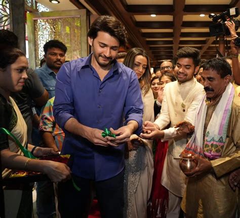 Mahesh Babu And Namrata Shirodkar Unveil Gowri Signatures In Hyderabad Pics Inside Custom