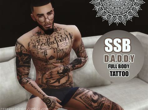 Xxblacksims Tattoos The Sims 4 Cc Cas Sims 4 Black Hair Sims 4 Tattoos ...