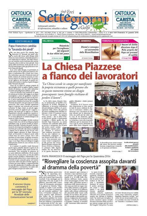 Pag 1 31gennaio 2016web Diocesi Di Piazza Armerina