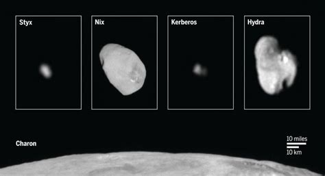horizons captures stunning images  plutos satellites