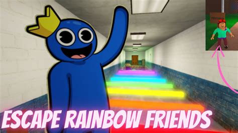 Intento Escapar De Los Rainbow Friends Alexandra Gamer Roblox Youtube