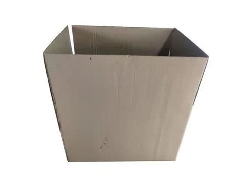 100 Percent Recyclable Eco Friendly Square Shape Plain Corrugated