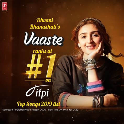 Pop Sensation Dhvani Bhanushali’s \'Vaaste\' Becomes Top Song Of 2019