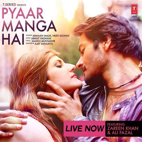 Zareen Khan Ali Fazal S Bold Scenes In Pyaar Manga Hai Song Will Stun