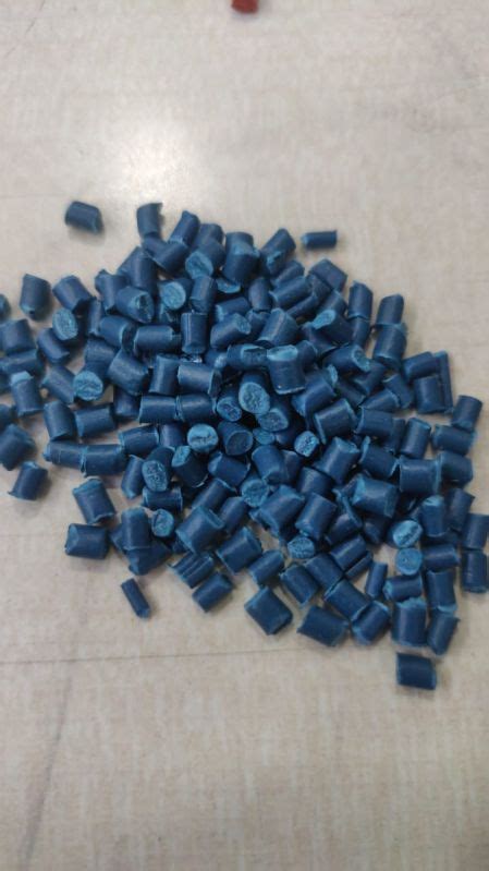 Reprocessed Pp Raffia Blue Granule For Injection Moulding Packaging