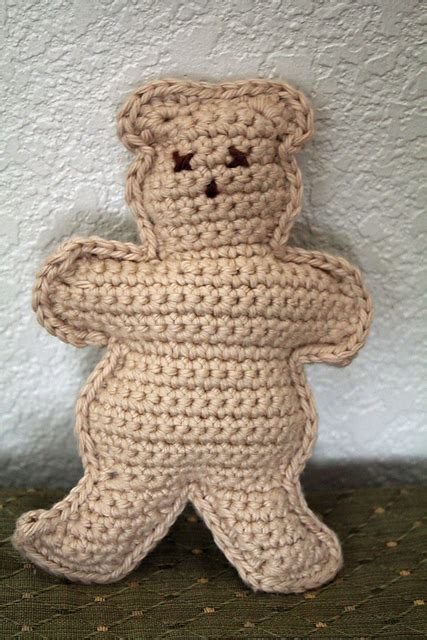 ravelry flat teddy bear pattern  stephcan