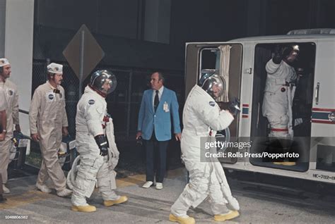 American astronauts and crew of the Apollo 17 mission, Lunar Module... News Photo - Getty Images