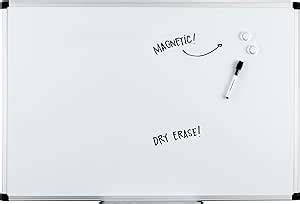 Amazon Basics Magnetic Dry Erase White Board X Centimeters