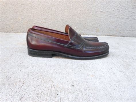 Vintage 90s Gh Bass Burgundy Weejun Loafer Womens Size 8 C