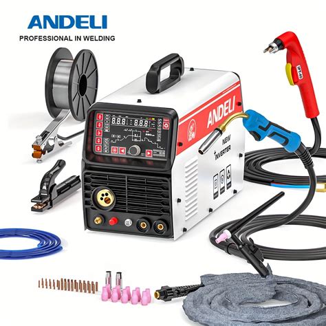 1pc Andeli 110v 220v Soldadora De Aluminio Mig Mig Tig Cut Cold Mma