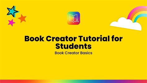 Book Creator Tutorial For Students Youtube