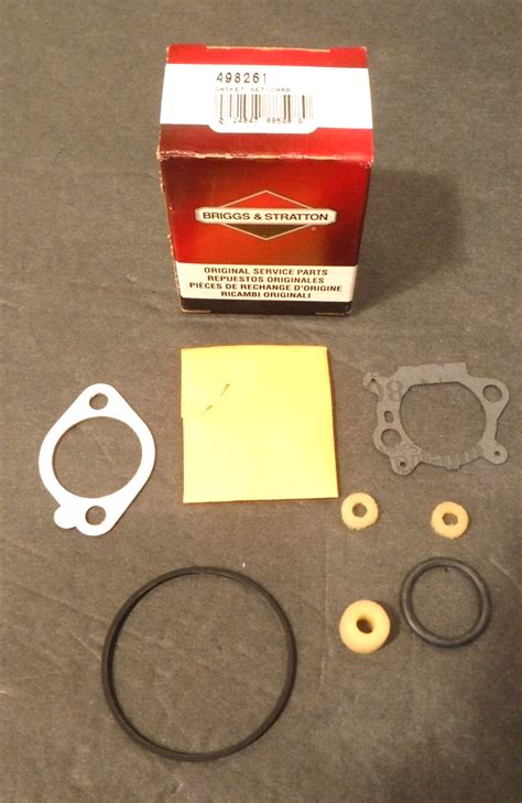 New Briggs And Stratton 498261 Carburetor Gasket Set Genuine Oem Service Part Ebay