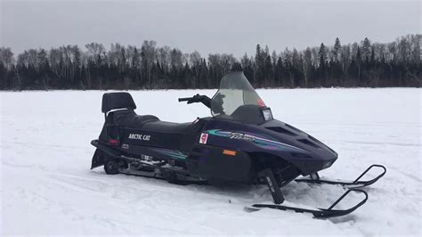 1995 Arctic Cat Puma 340 2up Snowmobile Riding Chippewa Flowage Youtube