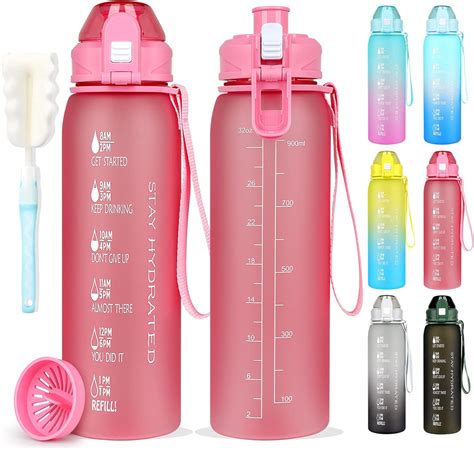 Aohan Trinkflasche L Wasserflasche Bpa Frei Sport Trinkflasche