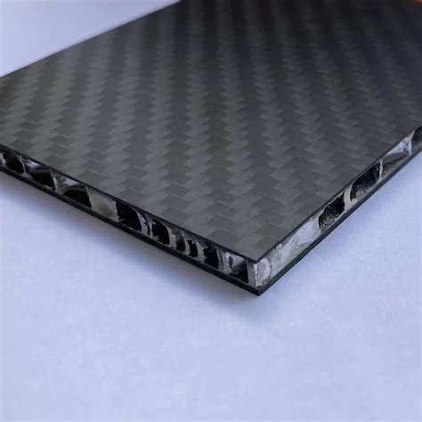 Aluminium Honeycomb Core Carbon Fibre Plate 5mm X 500mm X 500mm