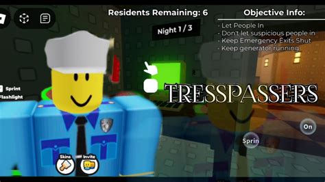 I M Security Guard Today Roblox Trespasser Hotel Chapter Youtube