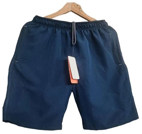 Solid Men Blue NS Lycra Sports Shorts Regular Fit At Rs 105 Piece In