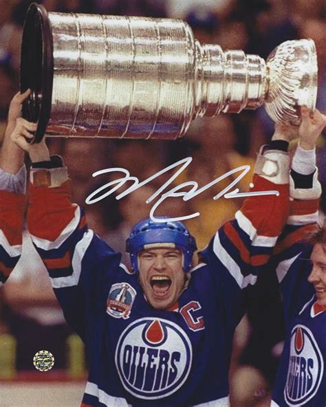 Mark Messier Edmonton Oilers Autographed Signed 8x10 Photo Etsy