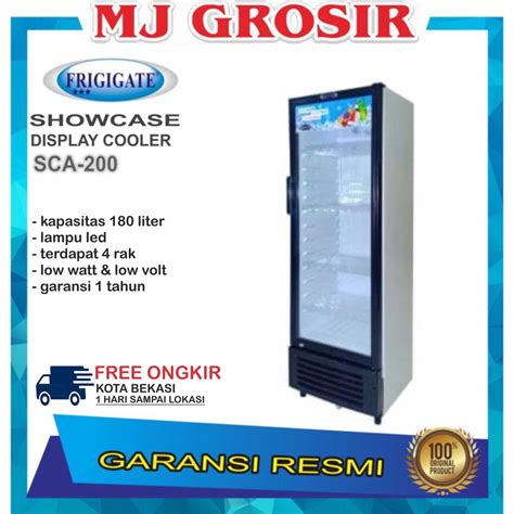 Jual Showcase Frigigate Sca G Rak Display Cooler Kulkas Low Watt