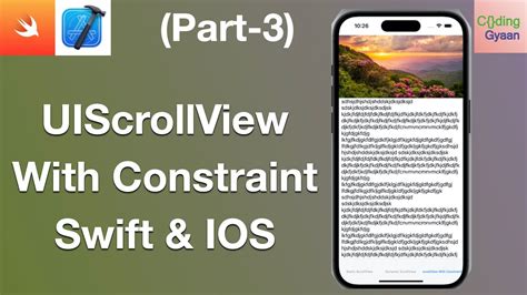 ScrollView With Storyboard Constraints In IOS Xcode14 Swift5