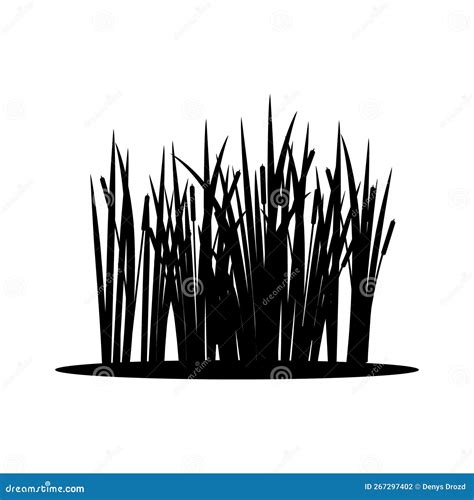 Cattail Icon Vector. Reeds Illustration Sign. Swamp Symbol. Grass Logo