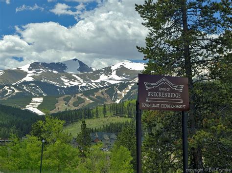 sign at Breckenridge Colorado