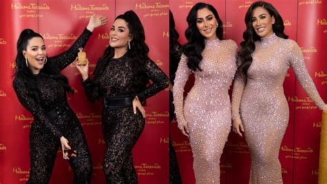 Huda Kattan And Mona Kattan Get Waxed Statue Revealed At Madame