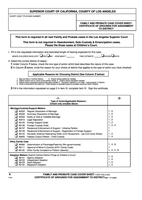 Los Angeles Superior Court Forms - prntbl.concejomunicipaldechinu.gov.co
