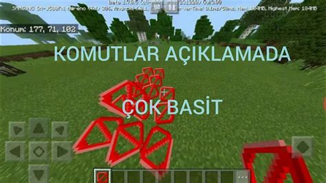 Minecraft Pe Görünmez Blok Ve Komut Bloğu Nasıl Alınır IŞINLANMA