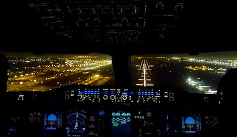 Emirates A380 Cockpit