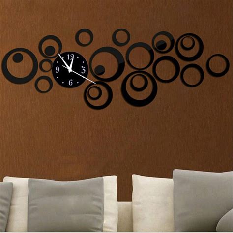 Nowy Zegarek Kwarcowy Zegar Cienny Nowoczesny Design Reloj De Pared