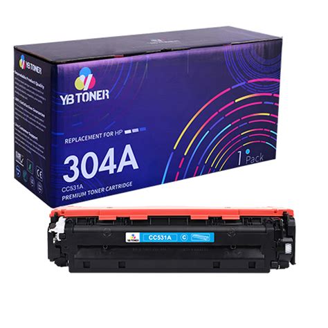 CC531A-Compatible HP304A Cyan Toner Cartridge