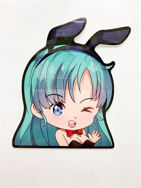 Dragon Ball Z - Bunny Bulma Peeker Decal Vinyl Stickers | JDM Stuff