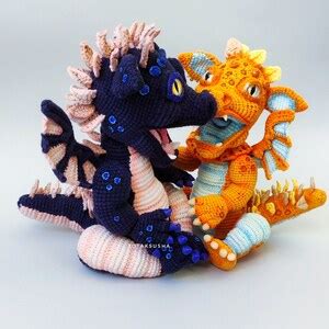 CROCHET PATTERN Baby Dragon. - Etsy