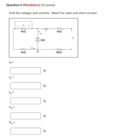 Solved Use The Voltage Divider Rule To Find V The Voltage