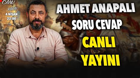 Osmanli Neden Yikildi Canli Yayin Ahmet Anapal Youtube