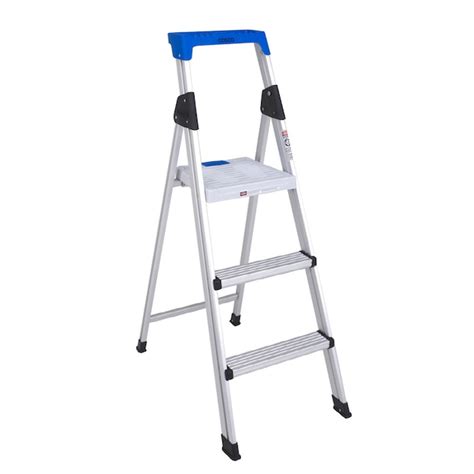 Cosco 5 Ft Aluminum Type 2 225 Lb Load Capacity Step Ladder At