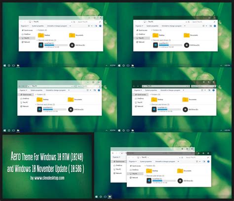 Aero Theme For Windows 10 November Updated 2 by Cleodesktop on DeviantArt