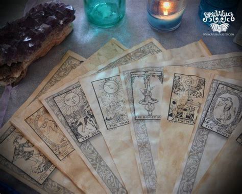 Tarot Journal Pages For Book Of Shadows Binder Ryder Waite Smith