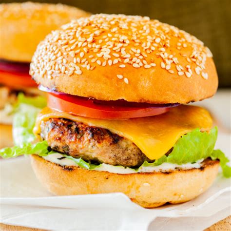 Easy Grilled Chicken Burgers Simply Delicious